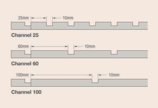 Silhouette Channel Interior Wall Architectural Panels