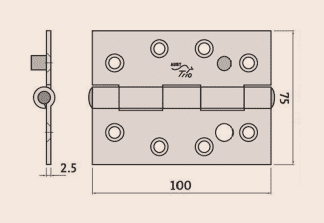 Stainless Steel Security Stud