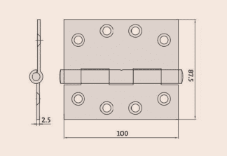 Stainless Steel Split Hinges