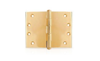 Solid Polished Brass Hinge
