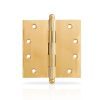7. Solid Polished Brass Tipped Hinge