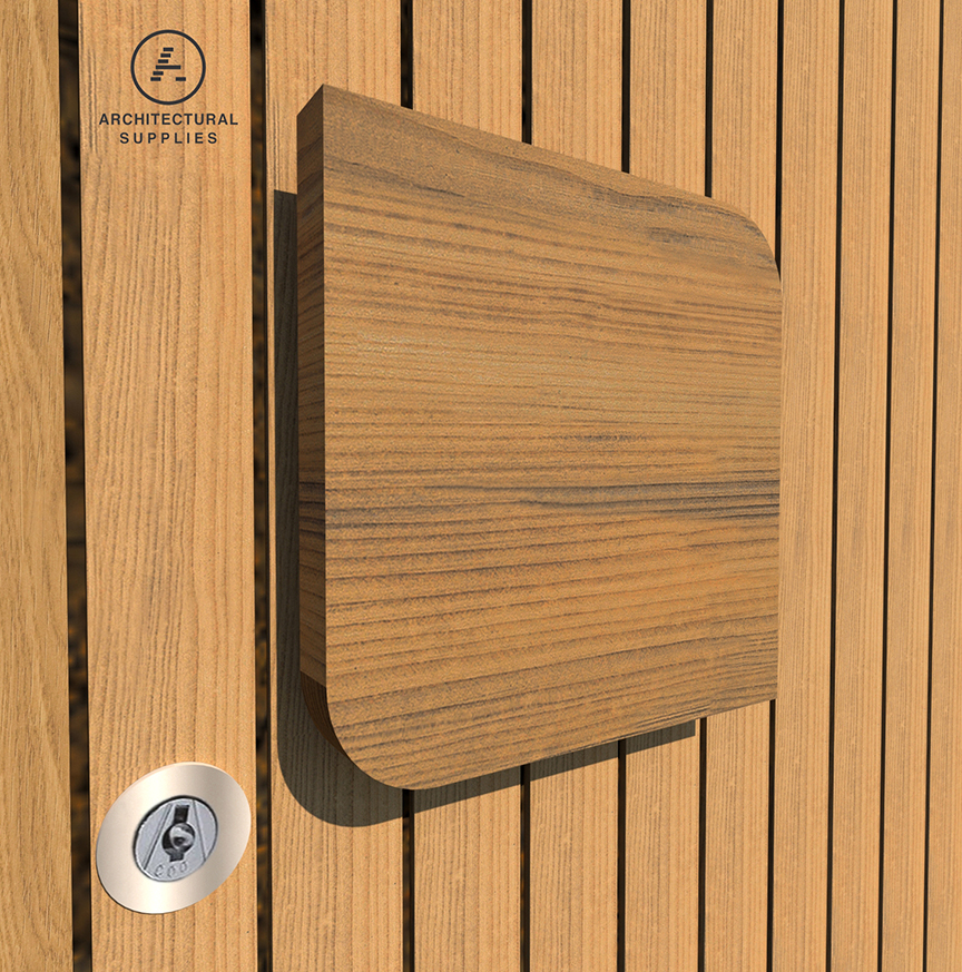 Entrance Door Handle Curved